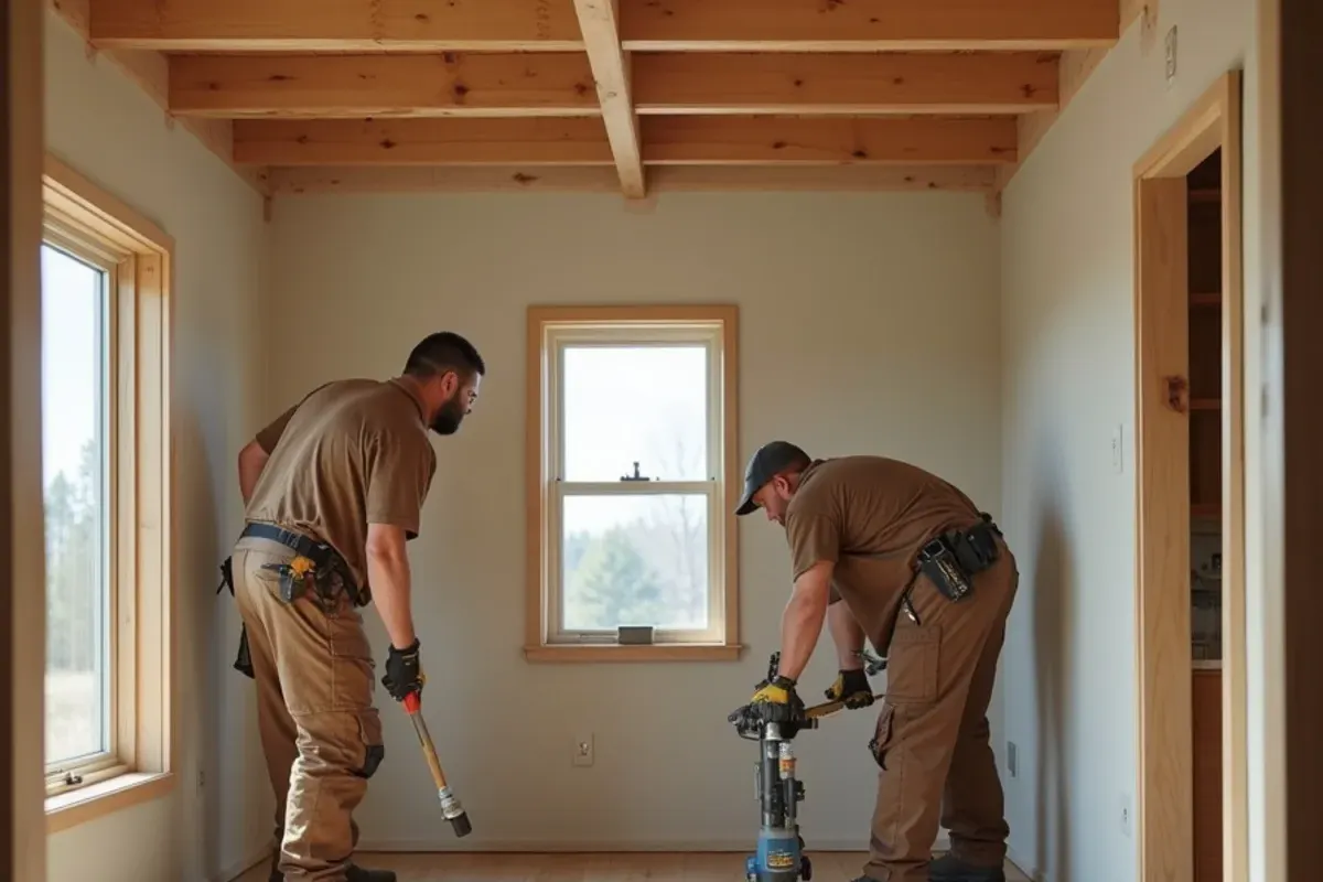 Matching & Blending work in progress in an East Idaho home