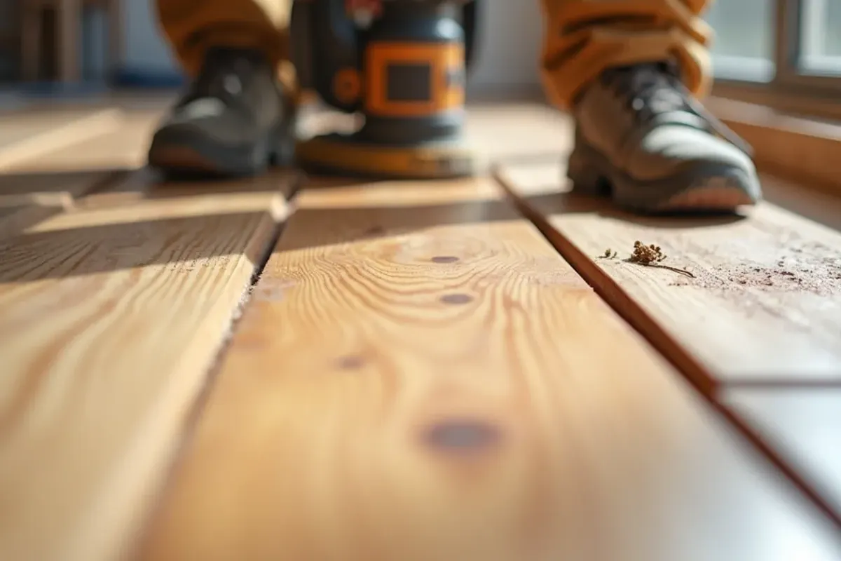 Edge and transition detail after lvp & lvt flooring in Idaho Falls