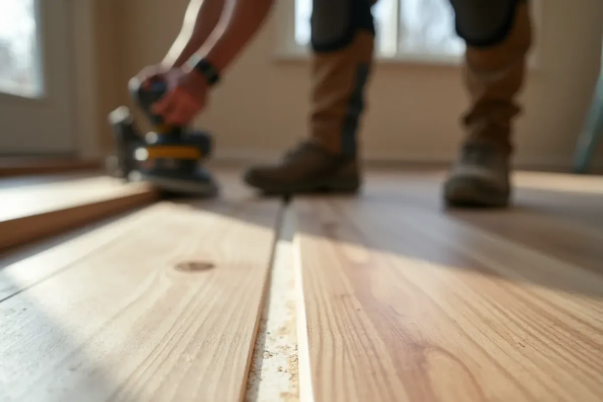 Edge and transition detail after fast move-in flooring in Idaho Falls