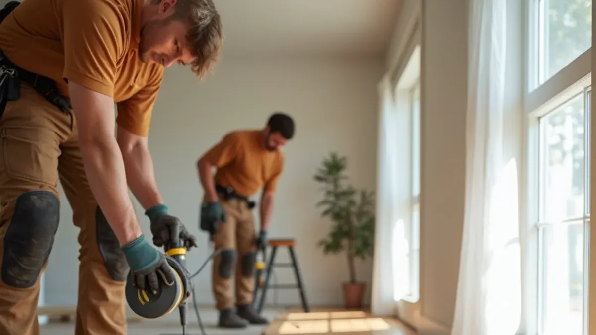 Durable satin-finish hardwood in a busy family home in Lincoln, Idaho
