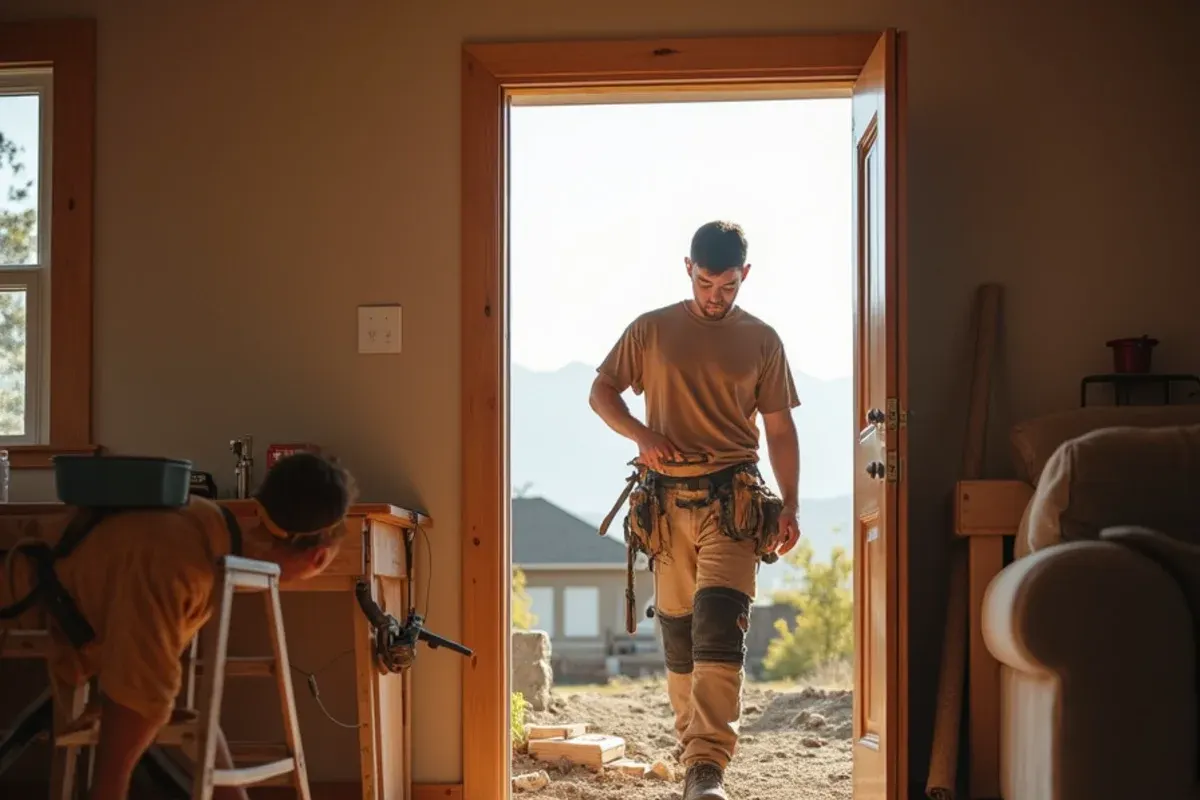 Seasonal entry condition in a Moreland, Idaho home