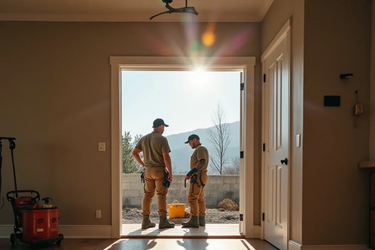 Seasonal entry condition in a Pocatello, Idaho home
