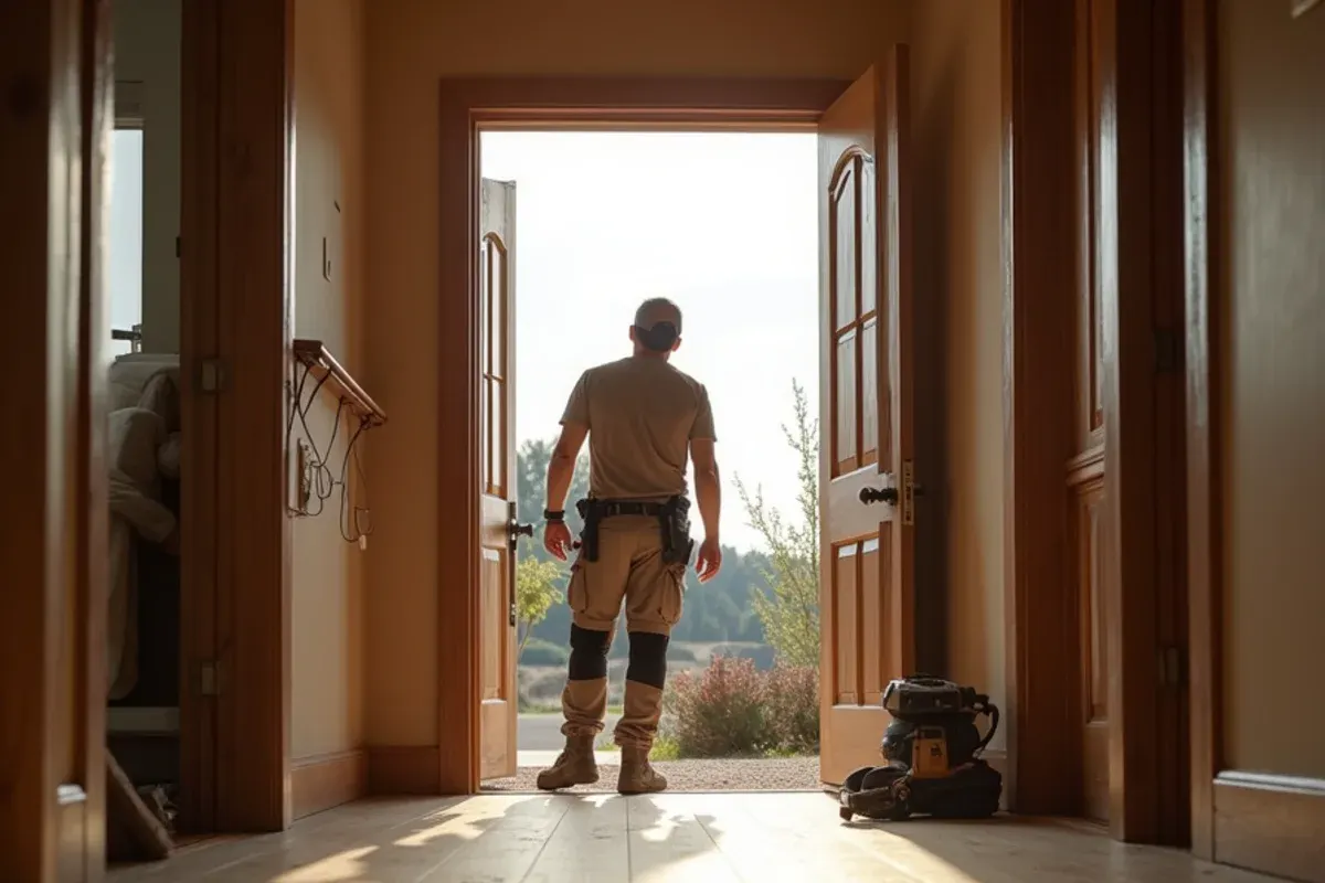 Seasonal entry condition in a St. Anthony, Idaho home